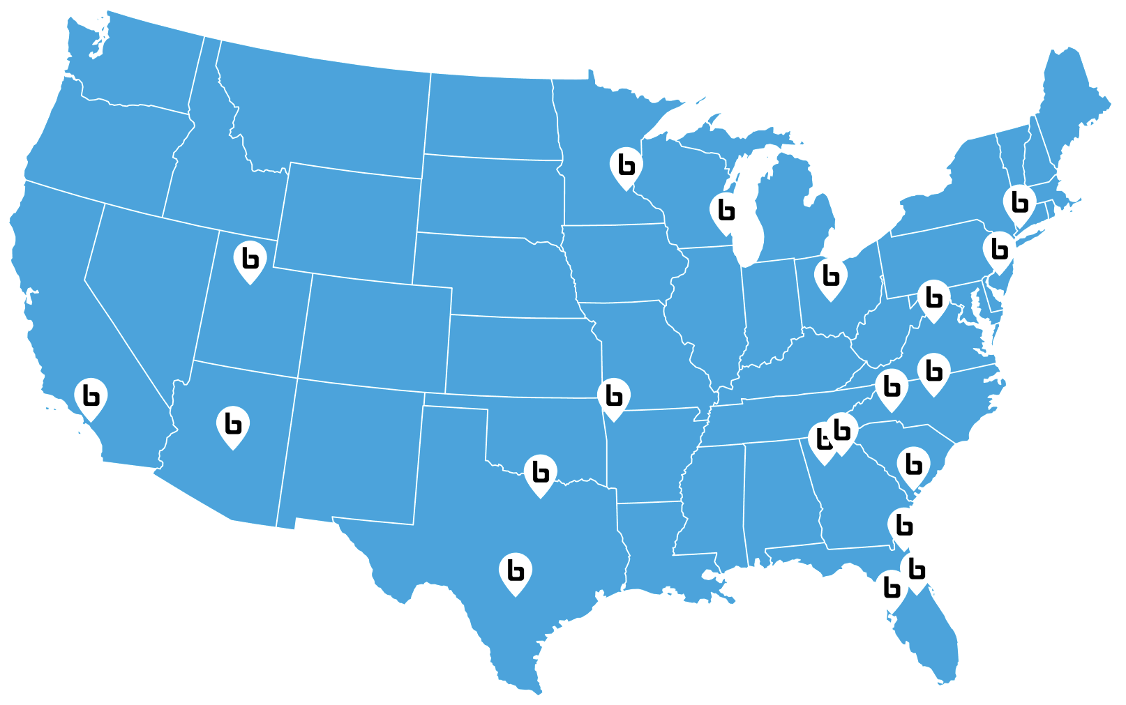 Regional Locations Map